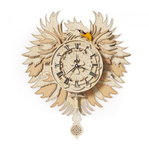 Home Fashion Minimalist Hawk With His Wall Clock Puzzle Toys — Hawk with his Wall Clock