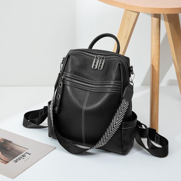 Fashion Personalized Women's New Backpack — Black