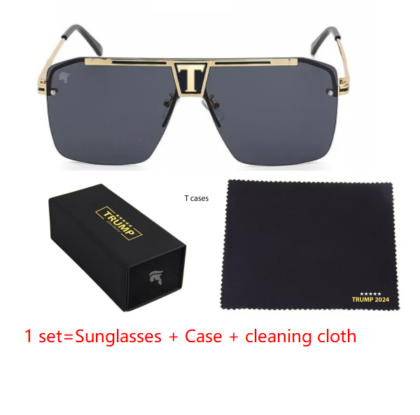 Sunglasses With Cases And Cleaning Cloth — Black