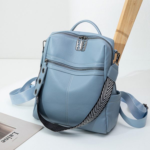 Fashion Personalized Women's New Backpack — Blue
