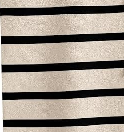 Crew Neck Striped Vest Sweater — Khaki