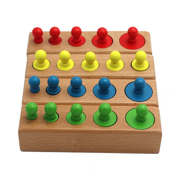 Montessori kindergarten early education toy building blocks — Color