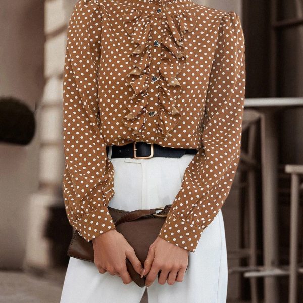 Long Sleeve Shirt — Coffee
