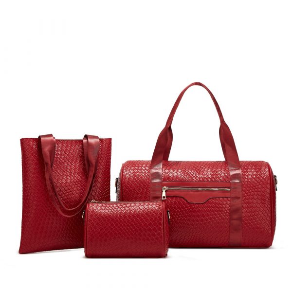 Women's Business Travel Bag Popular Bag Shoulder Sports Bag — Red
