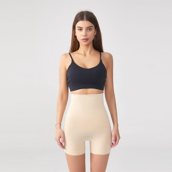 High Top Sports Shaping Pants Plus Size Seamless — Skin Color