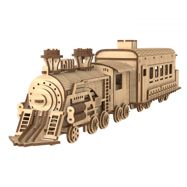 Home Fashion Simple Garoustan Train Puzzle Toys — Garoustan Train