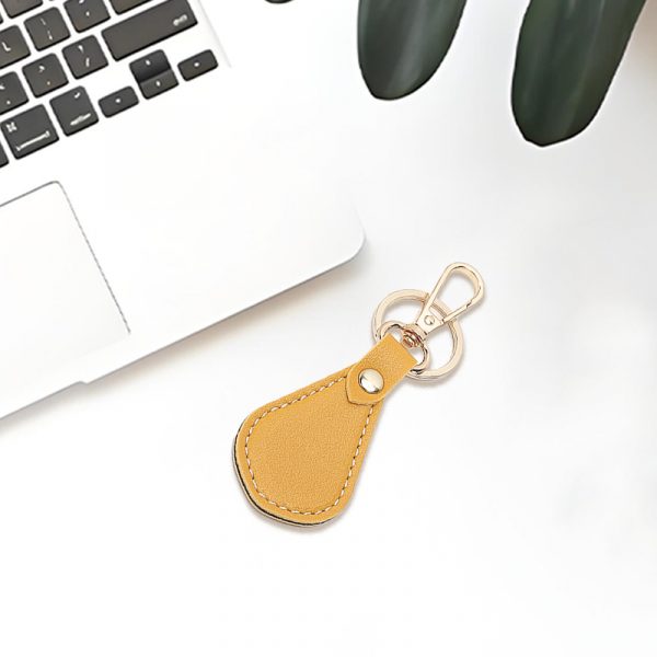 Explosive Creative High Beauty Leather Keychain — Yellow03