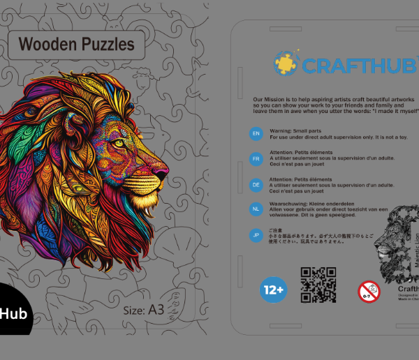 CraftHub Round And Rectangle Wooden Box — A3