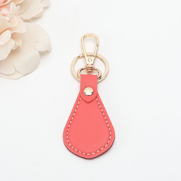 Explosive Creative High Beauty Leather Keychain — Light Red03