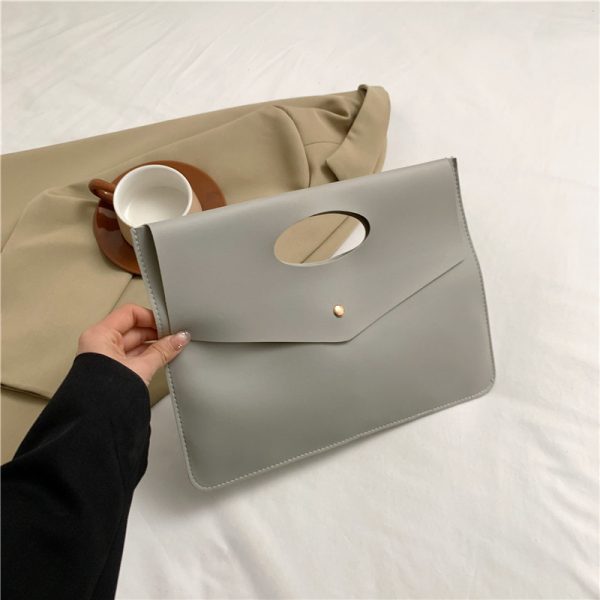 Women's Versatile Handheld Tote Bag With Large Capacity — Gray
