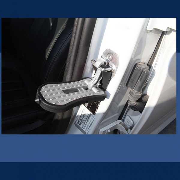 Car Foot Assist Pedal Car Modification Supplies Side Pedal — Silver