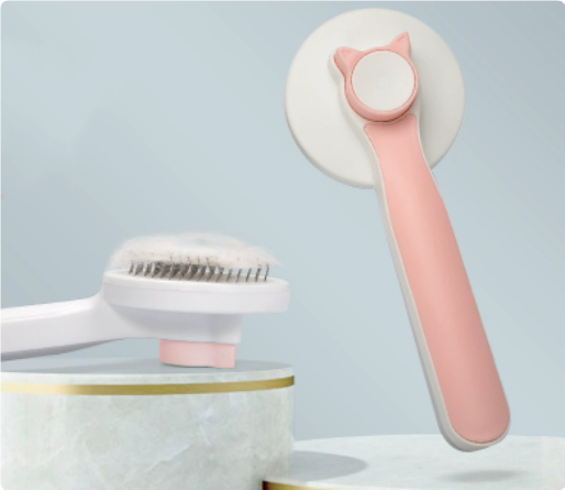 Pet Cat Comb — Pink
