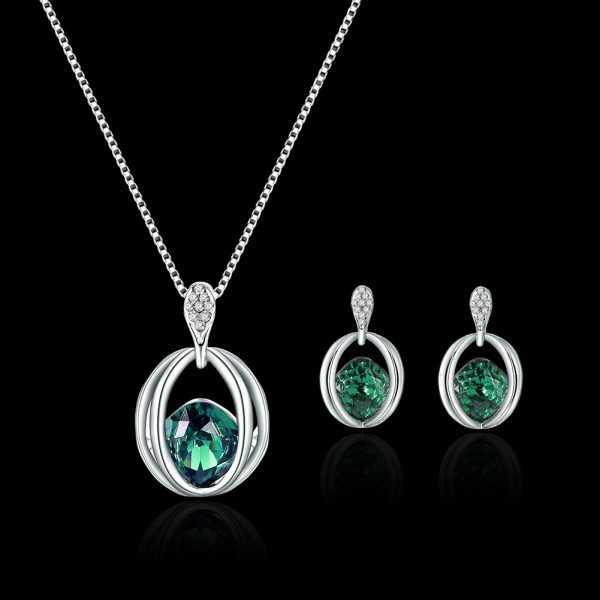 Women's Fashion Crystal Diamond Pendant Necklace Jewelry Birthday Gift — Women