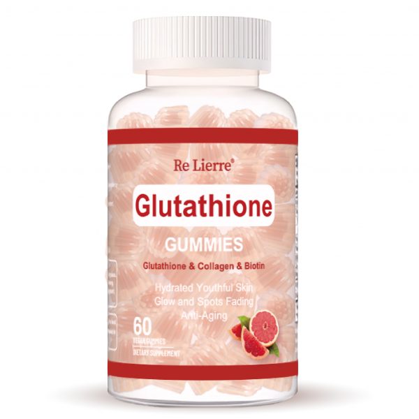 Glutathione Collagen Gummies Grapefruit Flavor — Red
