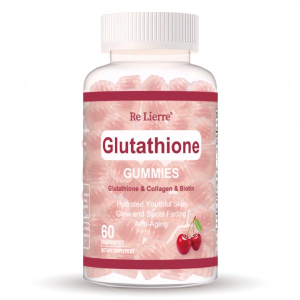 Glutathione Collagen Gummies  Cherry — Red