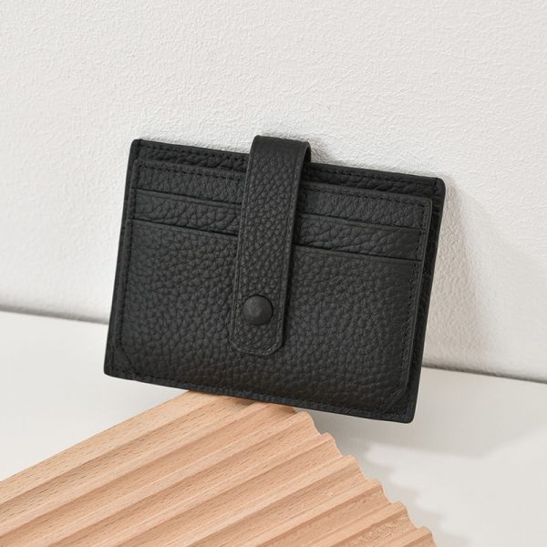 Ultra-thin Card Holder Women's South Korea Multi-card-slot — Sagacious Black
