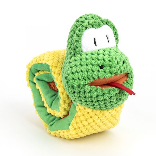 Snake Snuffle Toy Squeaky Dog Toys Boredom Stress Relief Game, Dog Puzzle Plush Toy IQ Training, Snuffle Toys For Dogs Foraging Instinct Training, Dog Chew Toy Treat Dispenser — Snuffle snake