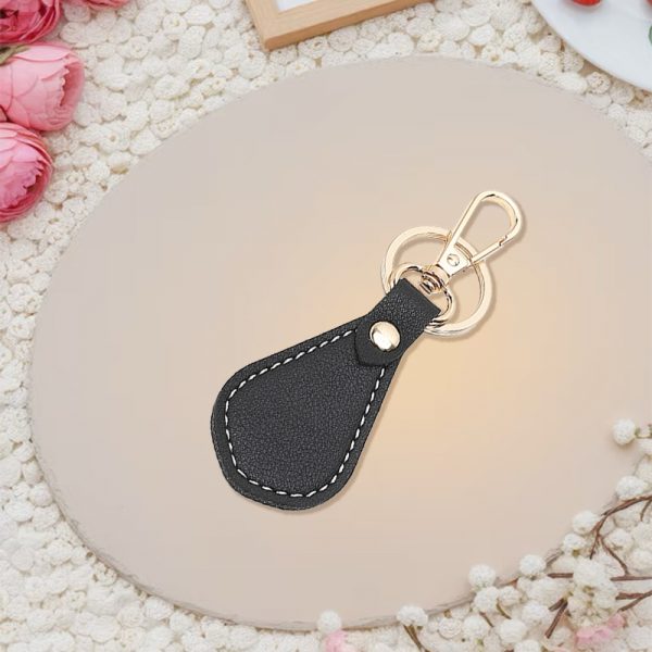 Explosive Creative High Beauty Leather Keychain — Black03