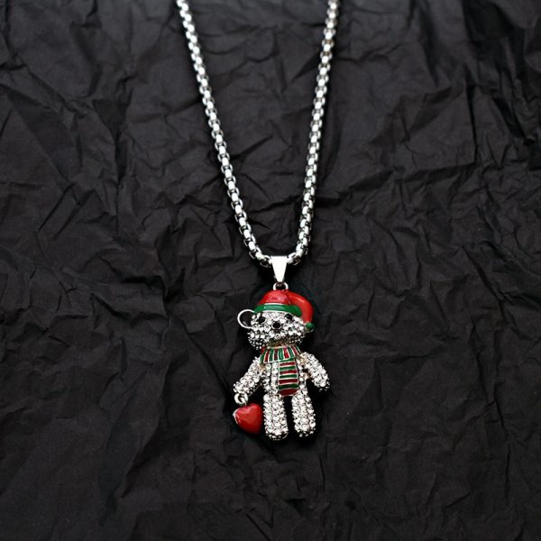 Trendy Bear Versatile Necklace  Niche Jewelry Gift — Bear