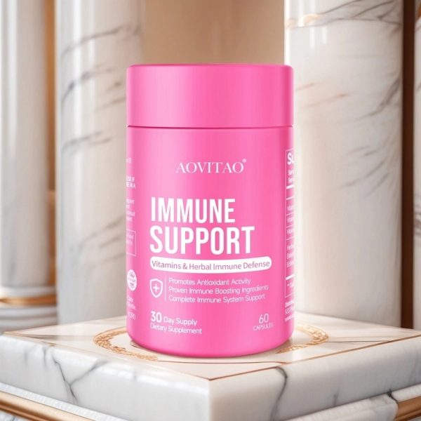 Natural Herbal Immune Defense Immunity Vitamins Supplement Booster And Mushroom Supplement With Lion's Mane, Reishi, Chaga, Cordyceps, Turkey Tail & More — Immune Defense