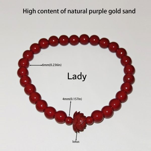 7 Styles Of Cinnabar Bracelets 8mm And 6MM — Lotus