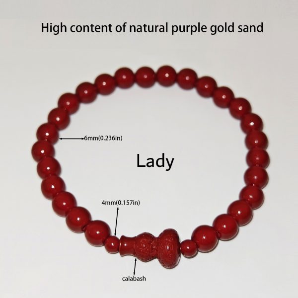 7 Styles Of Cinnabar Bracelets 8mm And 6MM — Gourd