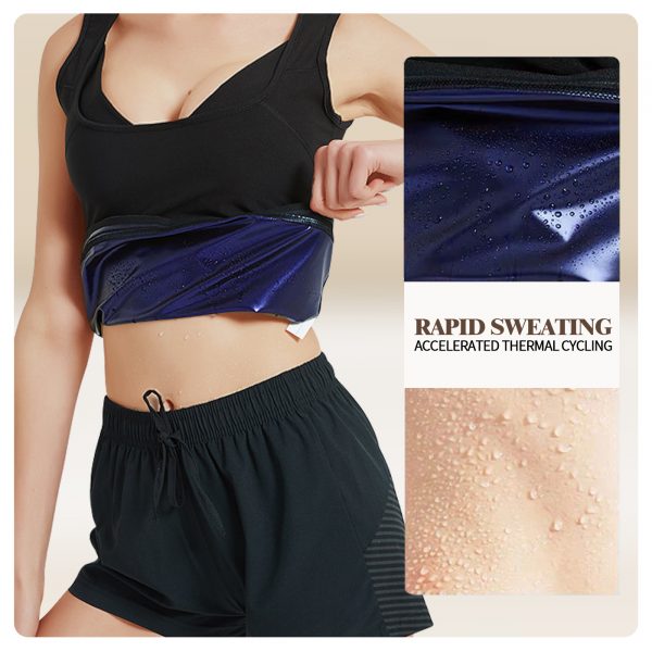 Women's Sweatshirt Yoga Running Exercise Shapewear — Black