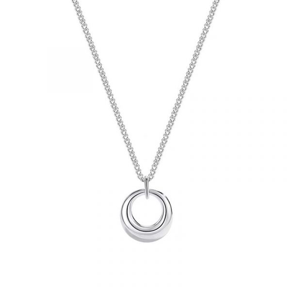 Women's Geometric Circle Necklace Simple Clavicle Chain Versatile — Women