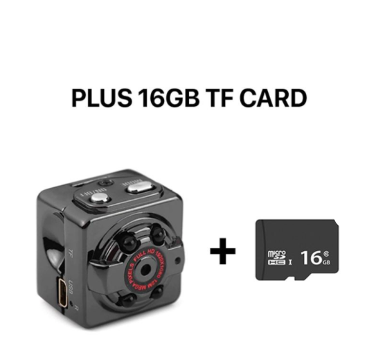 SQ8 Infrared Mini Video Camera HD1080 — 1080P add 16G