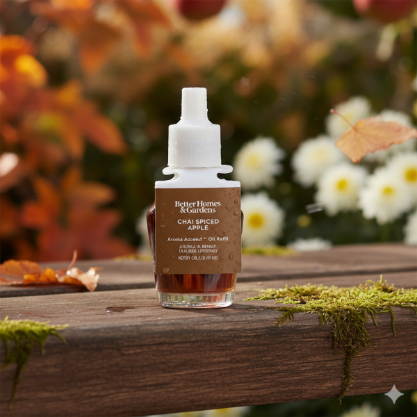 Better Homes and Gardens Aroma Accents Oil Refill, Chai Spiced Apple, 24mL