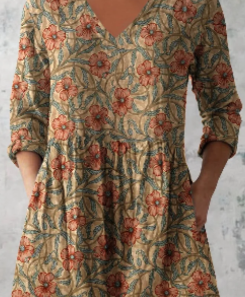 Ladies' Printed Long Sleeves — Style4