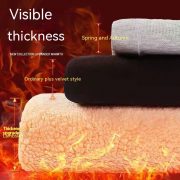 Men's Sweater Warm Berber Fleece Fleece-lined Thickened — Black - Image 11