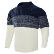Men's Knitted Sweater Fashion Long-sleeved Pullover Tops Fall And Winter Clothing — 1 Style - Image 8