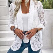 Lace Blouse Jacket — White