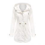 New Cotton Anorak Women's Spring And Autumn Coat — White