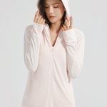 Ice Silk Big Brim Detachable Face Cover Ultraviolet-proof Sun-protective Clothing — Women's Ice Mist Pink