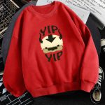 Man New Fleece Sweatshirts Avatar The Last Airbender — Red