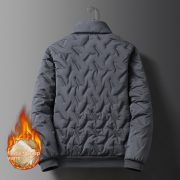 Berber Fleece Cotton Coat Fleece-lined Thickened Cold Protection Warm Winter — Black - Image 8