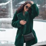 Warm Temperament Leisure Baggy Coat — Dark Green