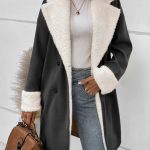 Leisure Commute Woolen Coat For Women — Dark Grey