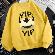 Man New Fleece Sweatshirts Avatar The Last Airbender — Yellow