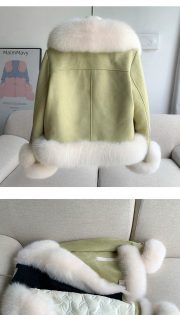 Fur Coat Women's All-match Top — Apricot - Image 9