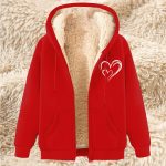 Sweater Men's Fleece-lined Thickened Men's Winter Lambskin — 17 Red