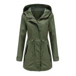 New Cotton Anorak Women's Spring And Autumn Coat — Army Green