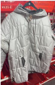 Elegant Winter Hooded Down Jacket Cardigan Coat — Bronze - Image 11