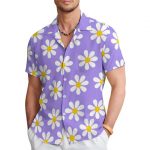Fashion Men's Casual Floral Print Special-interest Design Shirt — 4 Models