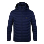 Winter Heated  Plus Size Jacket Electric Heated Clothing — Zone 11double control blue - Image 4