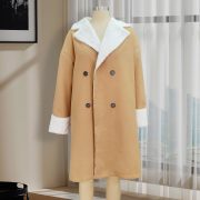 Leisure Commute Woolen Coat For Women — Green - Image 12
