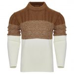 Men's Knitted Sweater Fashion Long-sleeved Pullover Tops Fall And Winter Clothing — 5 Style