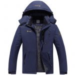 Couple outdoor hooded plus size — Male navy